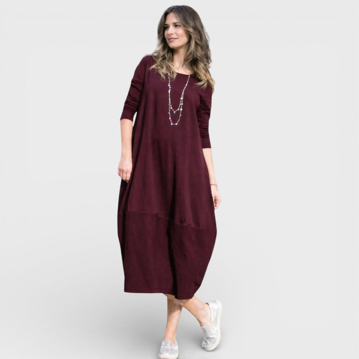 Marlena – Elegantní volné šaty s nadčasovým střihem