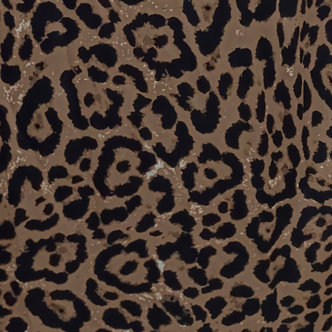 Karolína Sofistikovaná Midi Sukně Leopardí Rozparem