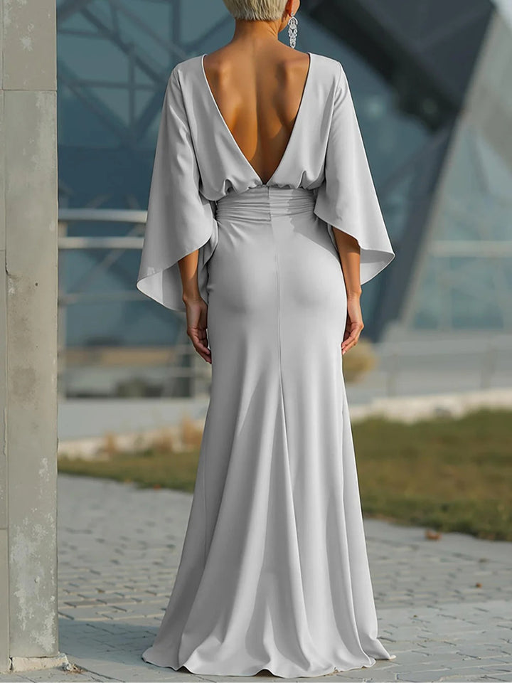 Clara | Elegantní šaty s V výstřihem a bez rukávů