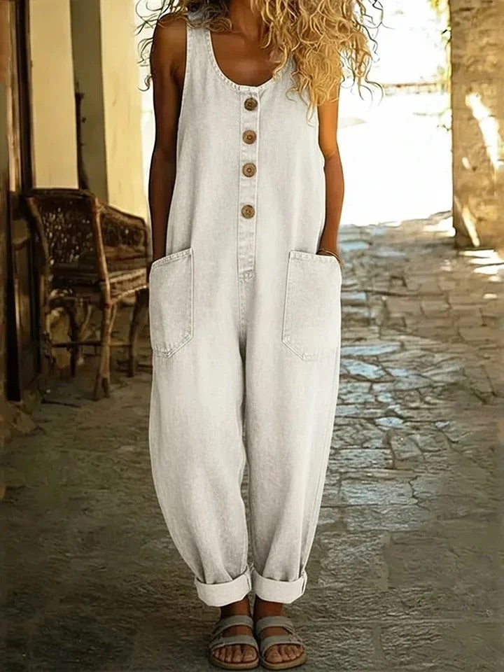 Saylor - Vintage Washed Bavlněné Džínové Kapsáče
