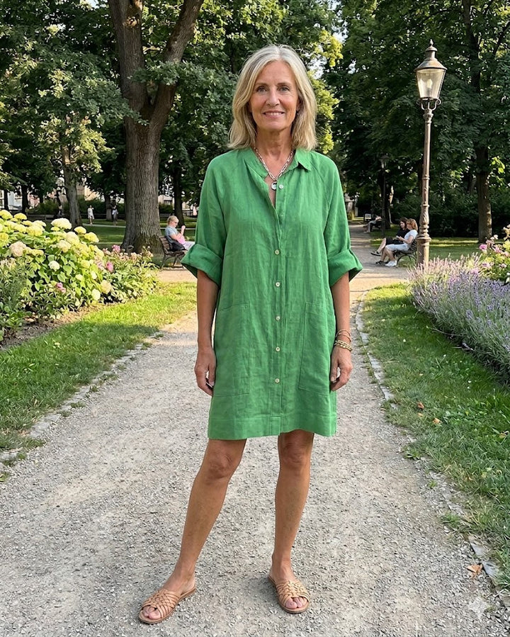 Elmira – Elegantní volné košilové šaty