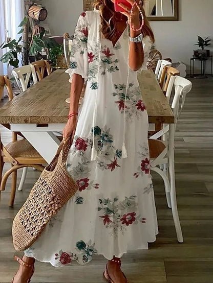 Luna | Bez námahy boho šaty s lichotivým střihem